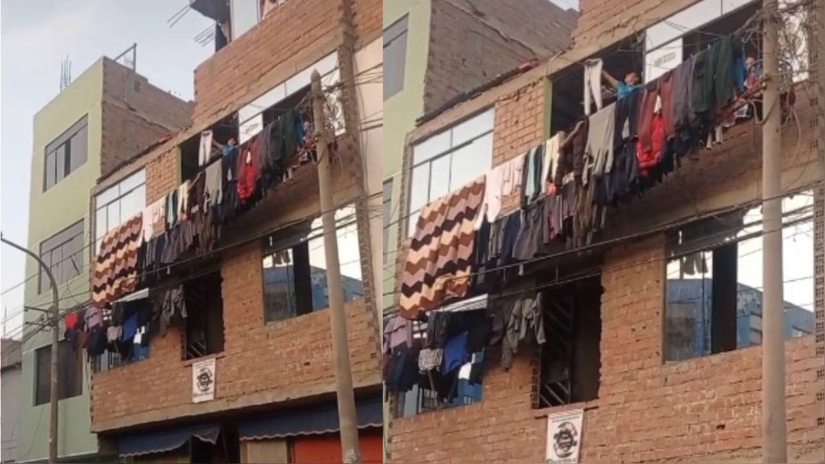 Antes: ropa amontonada y desorden